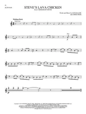 Songs from Kpop Demon Hunters, Minecraft, Wicked and More - Alto Saxophone (Play-Along) - Book/Audio Online