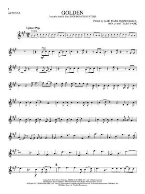 Songs from Kpop Demon Hunters, Minecraft, Wicked and More - Alto Saxophone (Play-Along) - Book/Audio Online