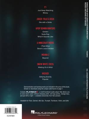 Songs from Kpop Demon Hunters, Minecraft, Wicked and More - Trumpet (Play-Along) - Book/Audio Online