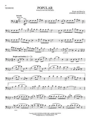 Songs from Kpop Demon Hunters, Minecraft, Wicked and More - Trombone (Play-Along) - Book/Audio Online