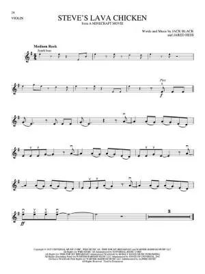 Songs from Kpop Demon Hunters, Minecraft, Wicked and More - Violin (Play-Along) - Book/Audio Online