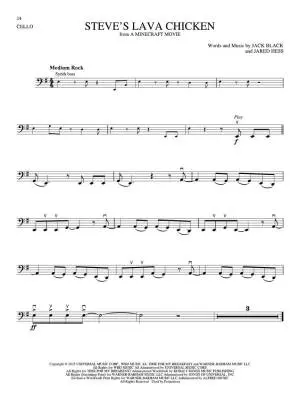 Songs from Kpop Demon Hunters, Minecraft, Wicked and More - Cello (Play-Along) - Book/Audio Online