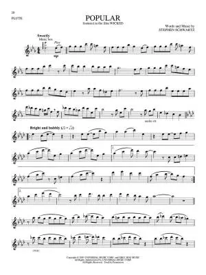 Songs from Kpop Demon Hunters, Minecraft, Wicked and More - Flute (Play-Along) - Book/Audio Online