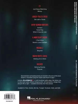 Songs from Kpop Demon Hunters, Minecraft, Wicked and More - Flute (Play-Along) - Book/Audio Online