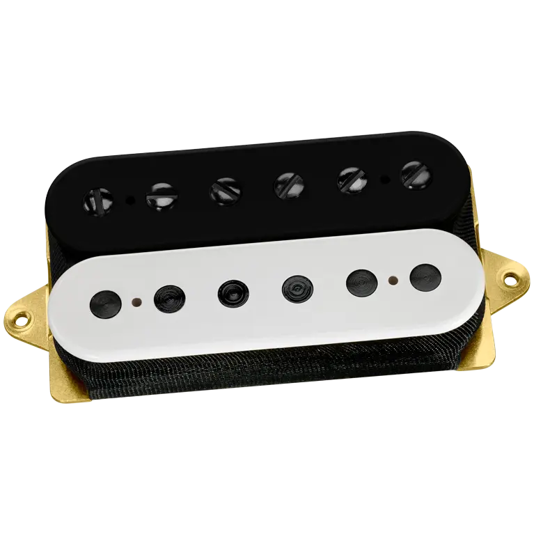 Air Norton Humbucker Pickup, F-Spaced - Black/White with Black Poles