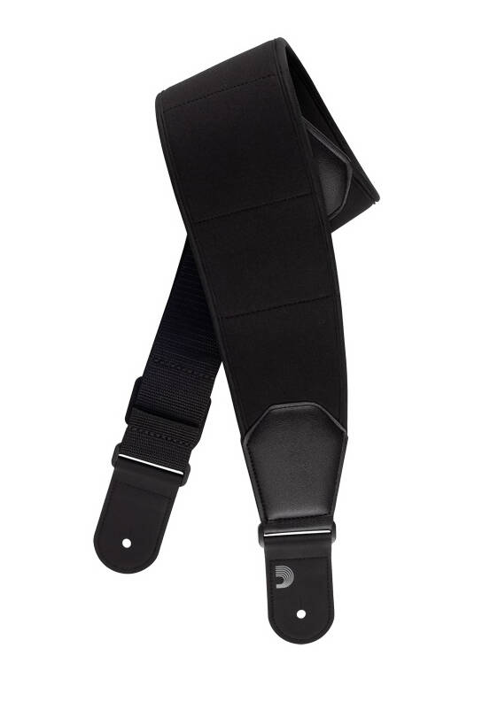3.5\'\' Comfort Neoprene Guitar Strap - Black