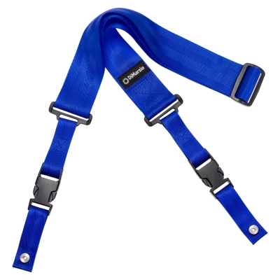 DiMarzio - Nylon ClipLock Strap Extra Short (2-inch Wide) - Blue