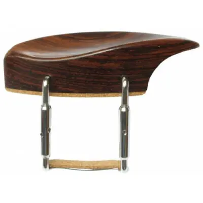 Bosco Violin Supply - Teka Center Mount Violin Chin Rest - Rosewood