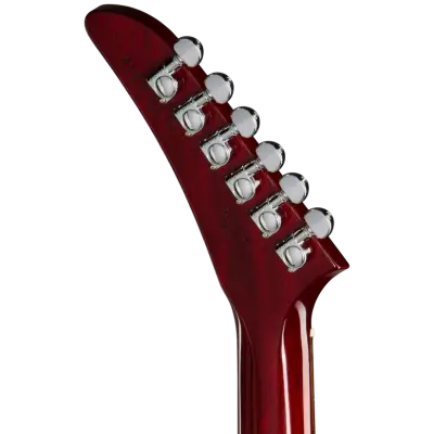 Explorer 80s Electric Guitar with Hardshell Case - Cherry