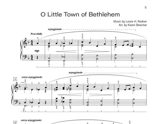 Christmas is Calling - Beecher - Piano - Book