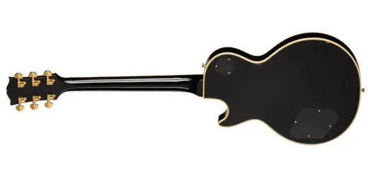 Collector\'s Edition Mick Ronson 1968 Les Paul Custom with Hardshell Case - Ebony/Antique Natural