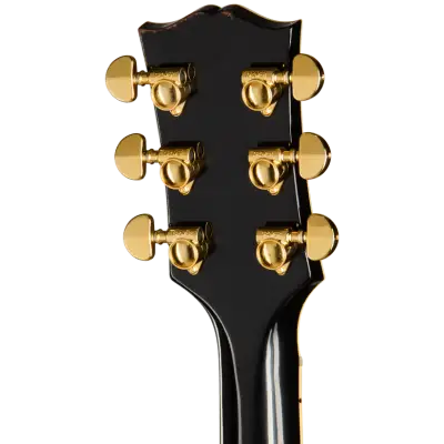 Collector\'s Edition Mick Ronson 1968 Les Paul Custom with Hardshell Case - Ebony/Antique Natural