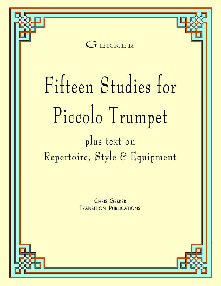 15 Studies for Piccolo Trumpet - Gekker - Book