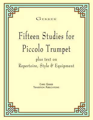 Charles Colin Publications - 15 Studies for Piccolo Trumpet - Gekker - Book
