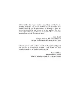 15 Studies for Piccolo Trumpet - Gekker - Book