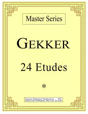 Charles Colin Publications - 24 Etudes - Gekker - Trumpet - Book