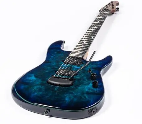 Jason Richardson Cutlass HT Electric Guitar with Mono Bag - Water Temple