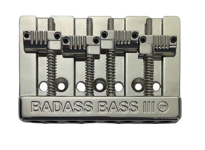 Leo Quan Badass III 4-String Bass Bridge - Nickel