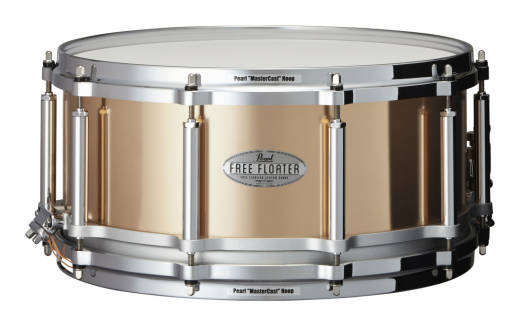 Pearl Free Floating 14x6.5 Inch Snare - Bronze
