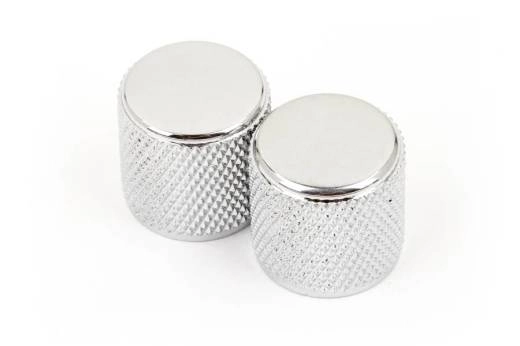 Fender - Telecaster Precision Bass Knobs - Knurled Chrome (Set of 2)