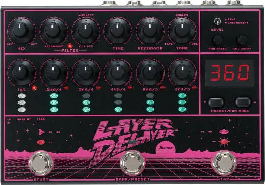 Ibanez - Layer Delayer Multi-Head Delay Pedal