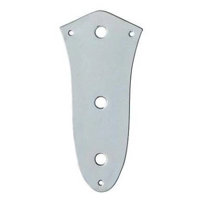 Fender - Vintage-Style Jazz Bass Control Plate - 3-Hole - Chrome