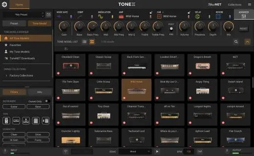 TONEX Amp/Cabinet/Pedal Modeling Software - Download