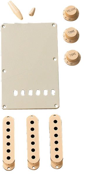 Stratocaster Accessory Kit - Aged White