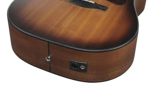 AAD54E Grand Dreadnought Acoustic/Electric Guitar - Open Pore Mahogany Sunburst