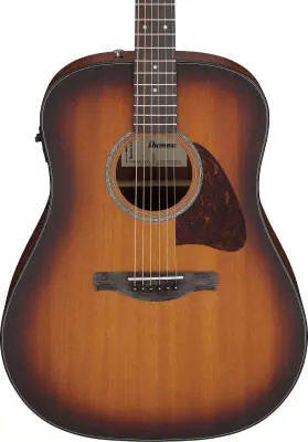 AAD54E Grand Dreadnought Acoustic/Electric Guitar - Open Pore Mahogany Sunburst