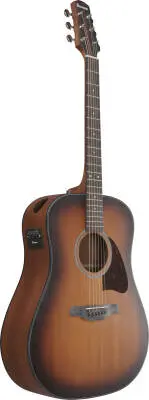 AAD54E Grand Dreadnought Acoustic/Electric Guitar - Open Pore Mahogany Sunburst