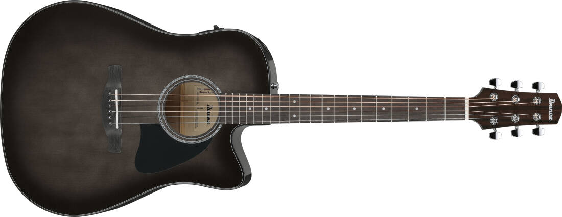 AAD77CE Grand Dreadnought Acoustic/Electric Guitar - Transparent Black Sunburst High Gloss