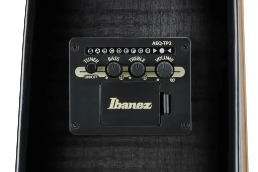 AAD77CE Grand Dreadnought Acoustic/Electric Guitar - Transparent Black Sunburst High Gloss