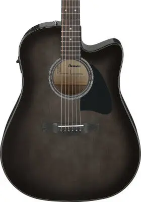 AAD77CE Grand Dreadnought Acoustic/Electric Guitar - Transparent Black Sunburst High Gloss