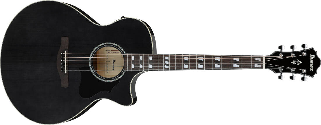 AE170 Acoustic/Electric Guitar - Transparent Black High Gloss