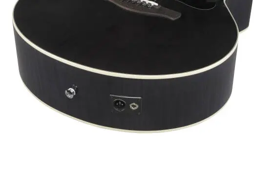 AE170 Acoustic/Electric Guitar - Transparent Black High Gloss