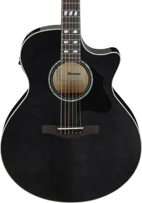 AE170 Acoustic/Electric Guitar - Transparent Black High Gloss