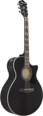 AE170 Acoustic/Electric Guitar - Transparent Black High Gloss