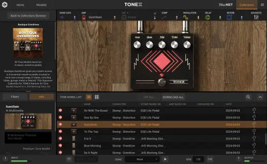 TONEX Boutique Overdrives Signature Collection - Download