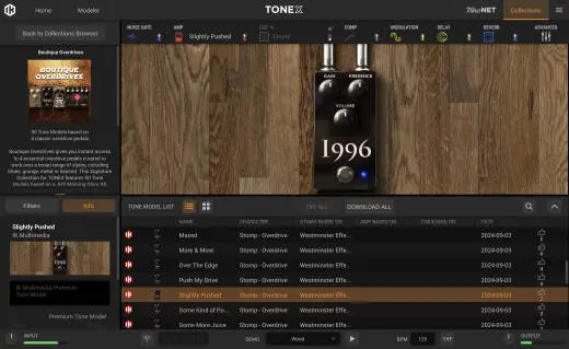 TONEX Boutique Overdrives Signature Collection - Download