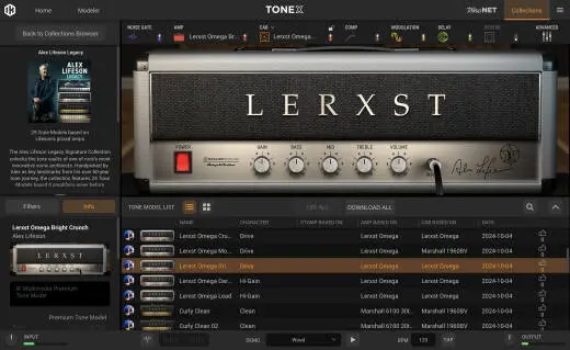 TONEX Alex Lifeson Legacy Signature Collection - Download