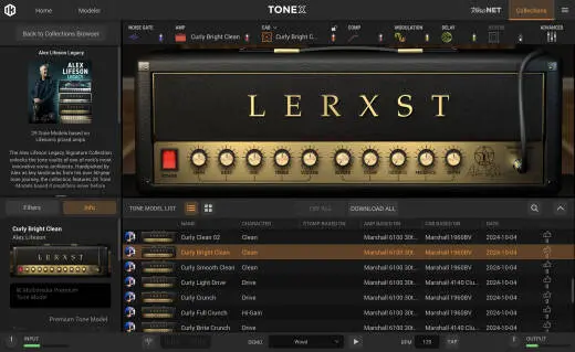 TONEX Alex Lifeson Legacy Signature Collection - Download