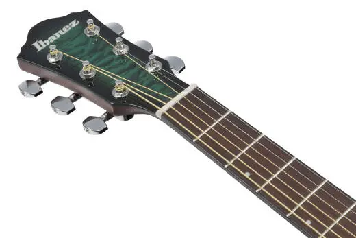 AEWC16QA Acoustic/Electric Guitar - Transparent Emerald Burst