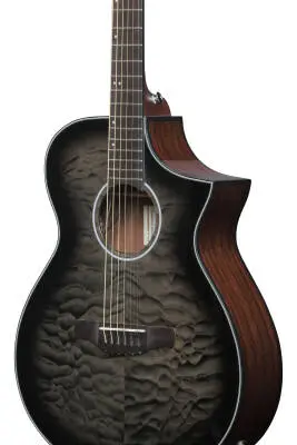AEWC16QA Acoustic/Electric Guitar - Transparent Black Sunburst