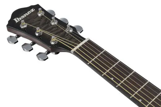 AEWC16QA Acoustic/Electric Guitar - Transparent Black Sunburst