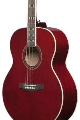 AJ70M1E Acoustic/Electric Guitar - Wine Red High Gloss