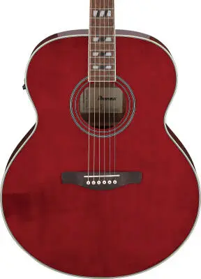 AJ70M1E Acoustic/Electric Guitar - Wine Red High Gloss