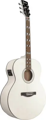 AJ70M2E Acoustic/Electric Guitar - Pearl White High Gloss