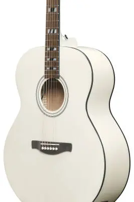 AJ70M2E Acoustic/Electric Guitar - Pearl White High Gloss
