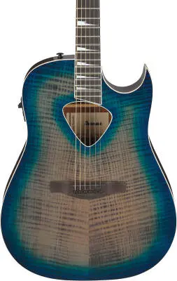 ALT50FA Altstar Acoustic/Electric Guitar - Blue Doom Burst